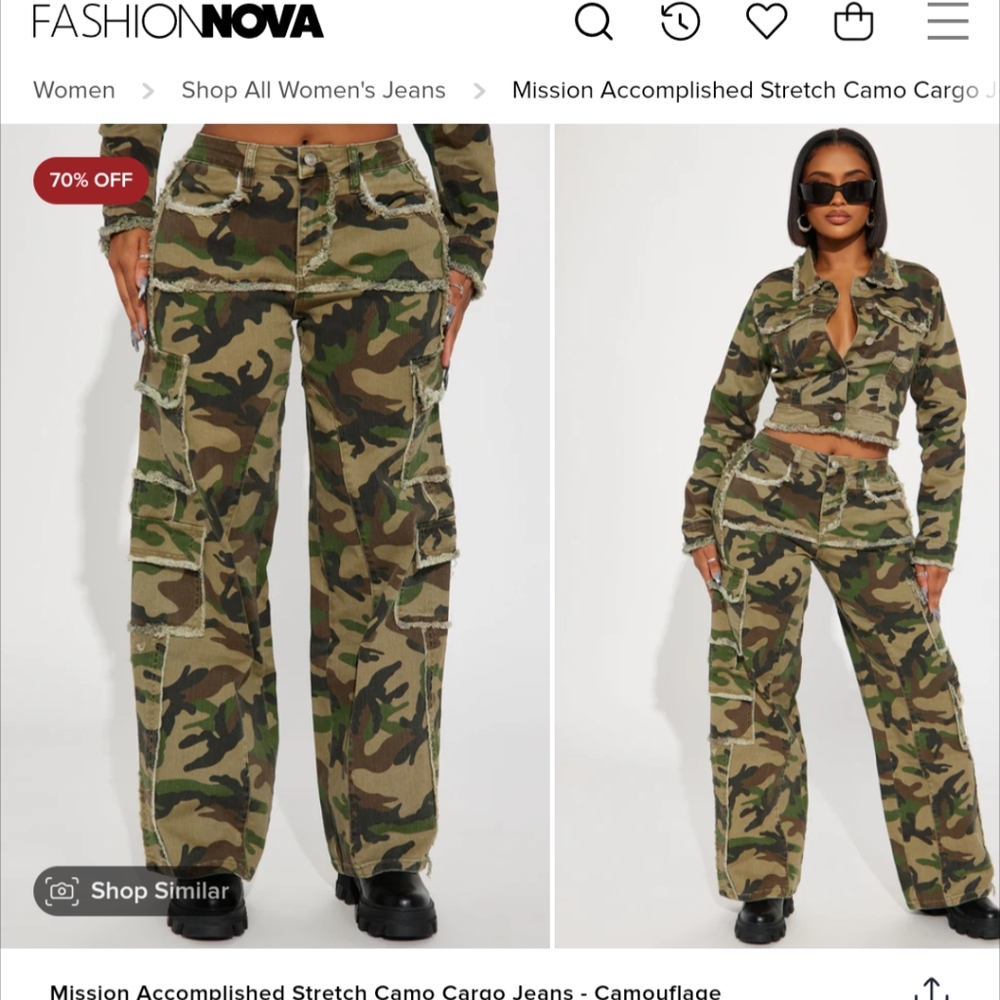 Fashion Nova Cargo pants